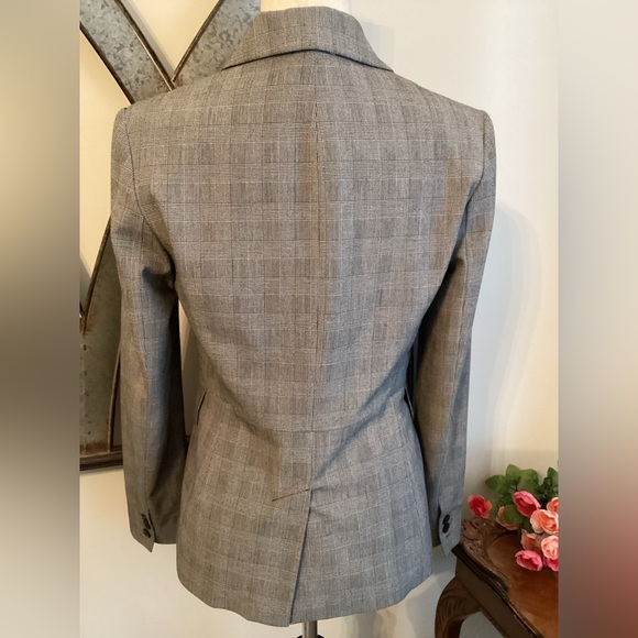 MICHAEL KORS Black & White Glen Plaid Jacket Blazer - Picture 6 of 10